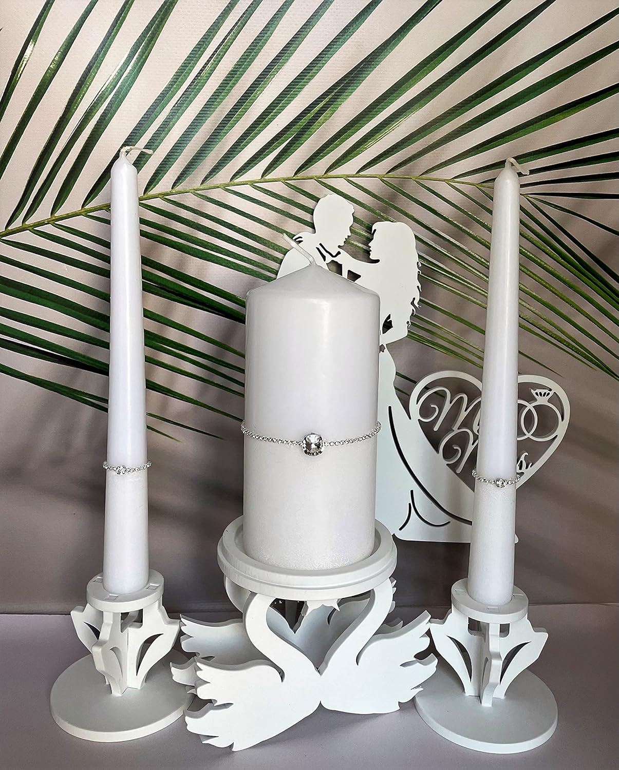 Elegant Unity Candle Holder Set