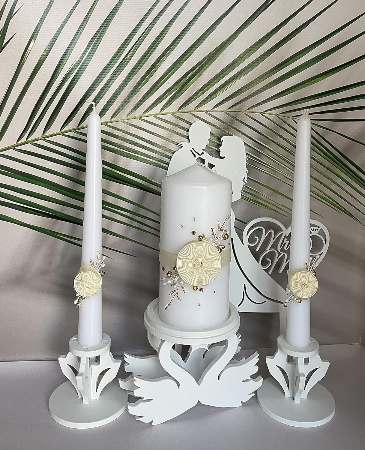 Elegant Unity Candle Holder Set